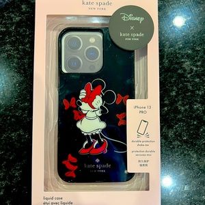 Kate Spade Minnie Mouse Bow Resin iPhone 13 Pro Case